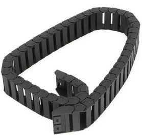 15x40mm 1M Nylon Cable Drag Chain Wire Carrier High Speed For CNC Router